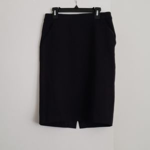 Black pencil skirt